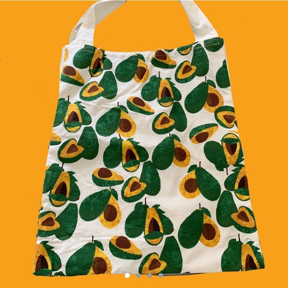 Avocado Canvas Tote Bag - Picture 1 of 4